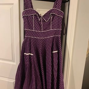 Polka dot hell bunny dress